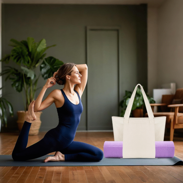 Yoga Mat Bag for Women Canvas Bag with Yoga Mat Carrier Yoga Mat Bags - Image 4