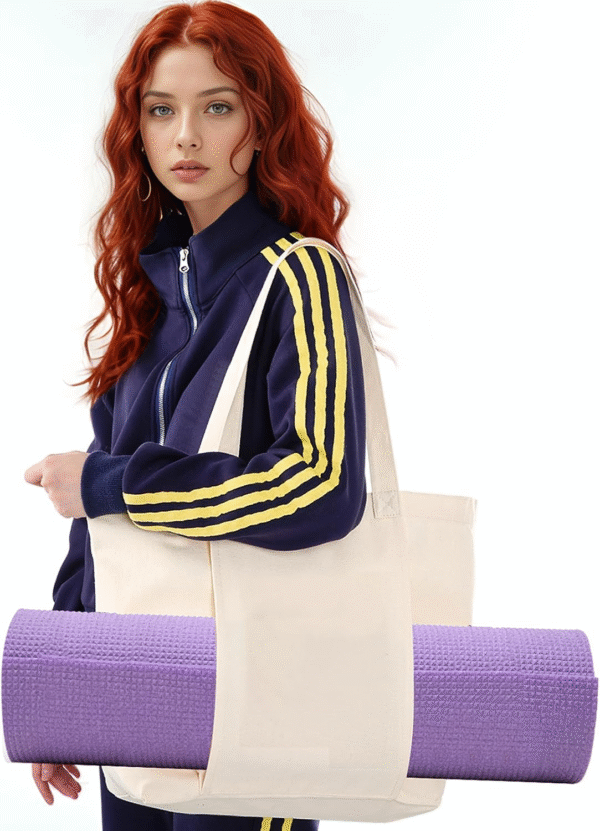 Yoga Mat Bag for Women Canvas Bag with Yoga Mat Carrier Yoga Mat Bags - Image 6