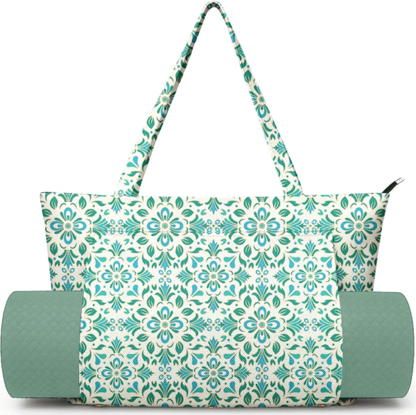 Women's Yoga Bag with Yoga Mat Carrier - Large Mat Pocket